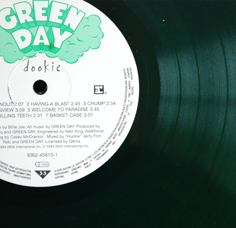 Green Day - Dookie - Green Vinyl LP - 12 inch